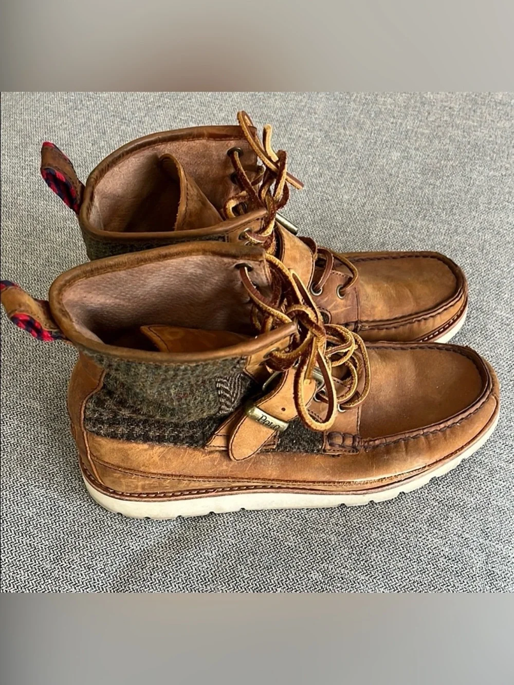 Polo Ralph Lauren Men's Brown Leather Boots